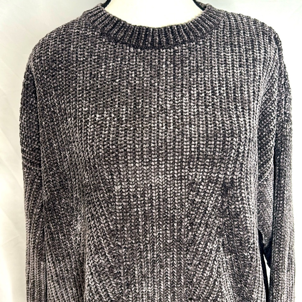 Ted Baker Innia Chenille Woven Super Soft Relaxed Sweater Grey - Picture 3 of 6
